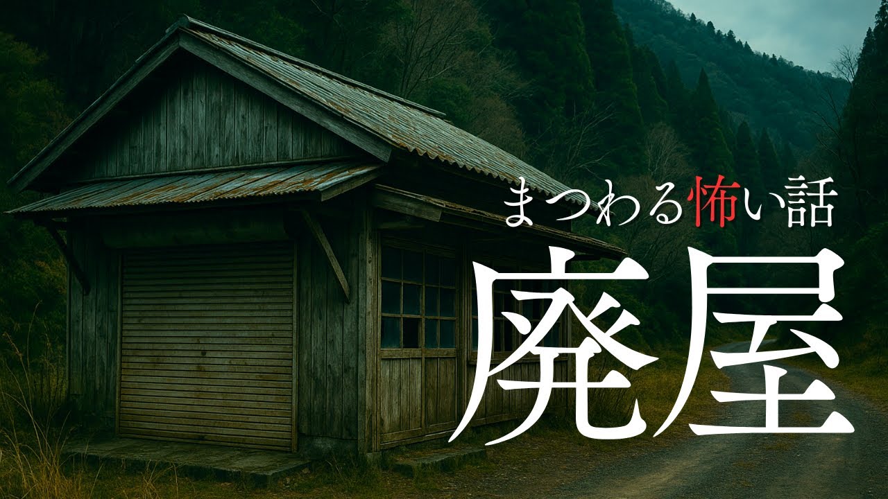 【怪談朗読】関東某所…　廃屋にまつわる怖い話　千年怪談【語り手】sheep【奇々怪々】【怖い話】【朗読】【ホラー】【心霊】【オカルト】【都市伝説】【作業用】【睡眠用】