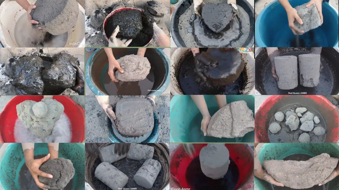 ASMR Edits NonStop Black🖤Dirt&Sand Only Water Crumbling Compilation 🥰||Requested by @srikaviya7807✨💥