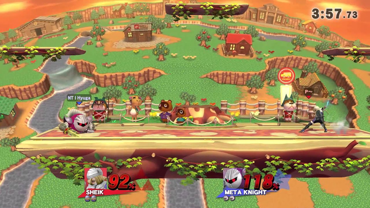 Smash4: Hyuga (Metaknight) vs Phantom (Sheik)