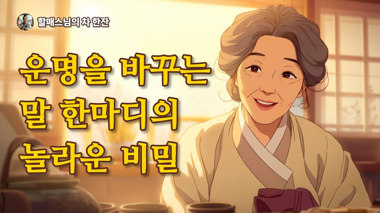 운이 나쁜 사람일수록 '이 말'을 습관적으로 하고, 운이 좋은 사람은 '그 말'을 절대 안 합니다