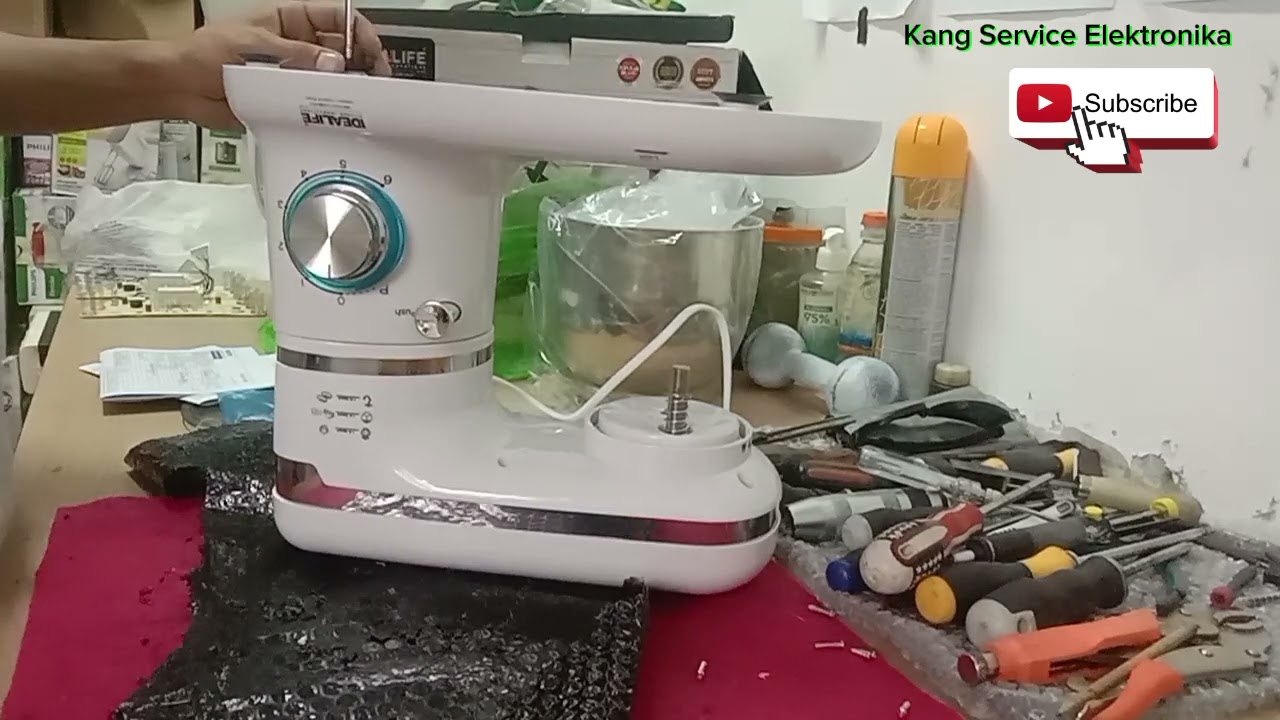 Cara memperbaiki mixer Idealife Bagi Pemula Unit Hidup tapi pengaduk tidak Bisa Berputar