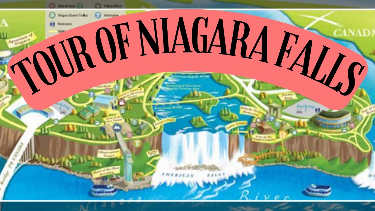 Tour of NIAGARA FALLS USA to NIAGARA FALLS CANADA in 2025 including Border Crossings