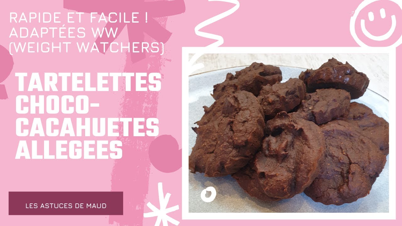 TARTELETTES CHOCO-CACAHUETES ADAPTEES WW (Weight Watchers)
