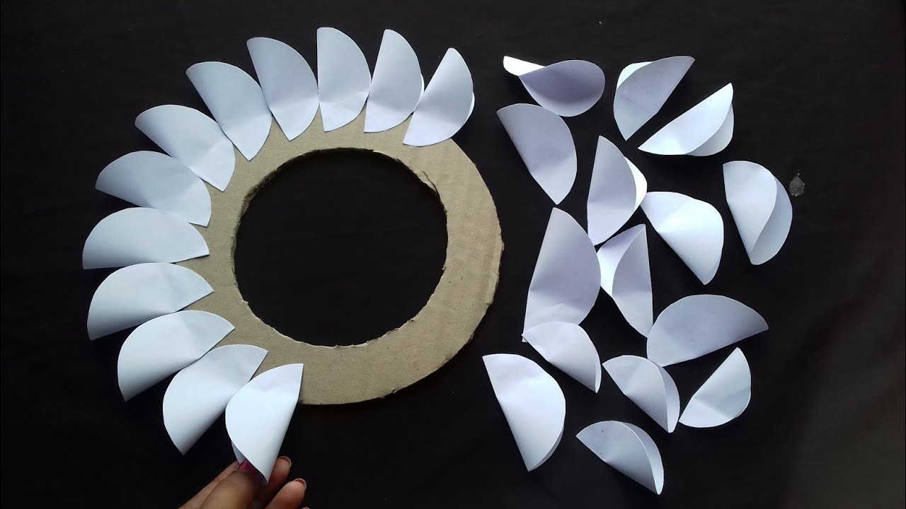 2 Unique Paper Flower Wall Hanging Ideas | Wall Decor Ideas | Paper Crafts