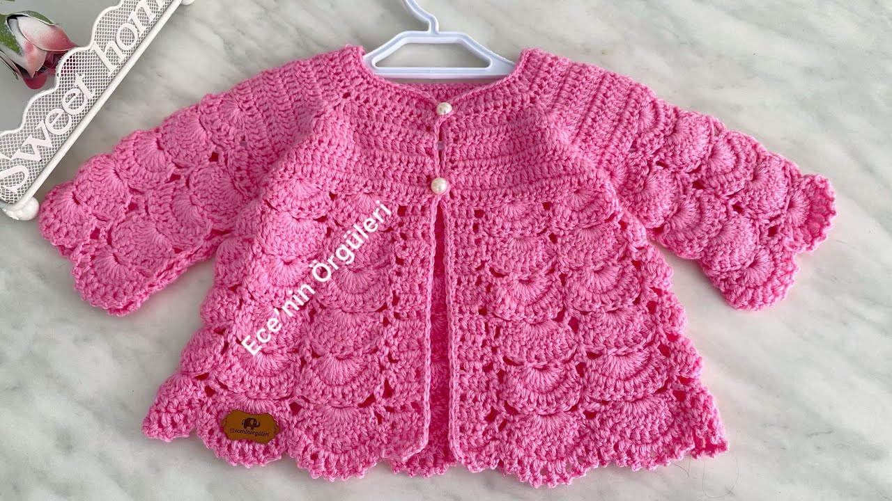 Вязаный крючком кардиган принцессы / кардиган для девочки
