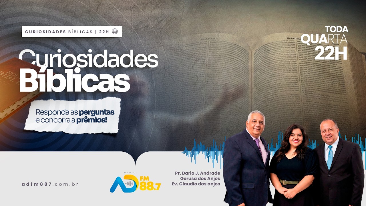 Curiosidades Bíblicas | 04/03/2026 | Rádio AD FM 88.7 SP