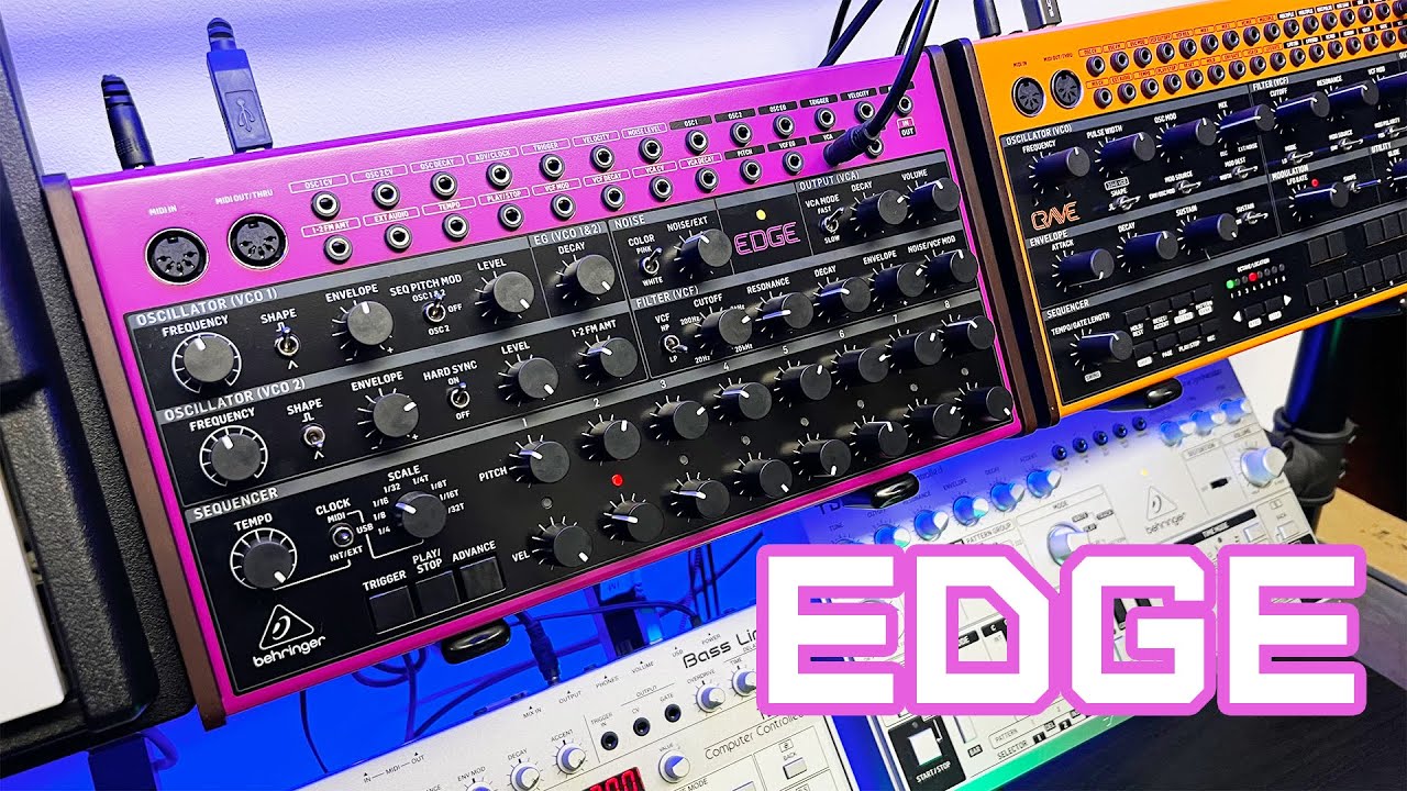 Behringer EDGE Techno SOUND DEMO ! (No talking)