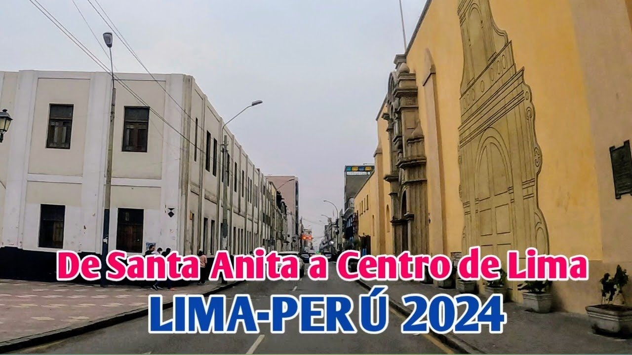 LIMA PERÚ 4K | DE REGRESO A LIMA DESDE SANTA ANITA EL CENTRO DE LIMA | MAYO DE 2024