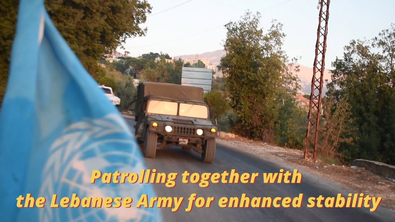 Patrolling together with the Lebanese Army for enhanced stability