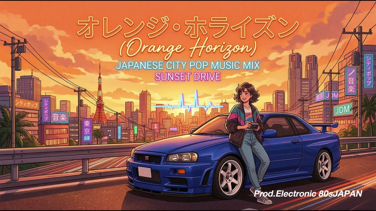 City pop Music  オレンジ・ホライズン Orange Horizon / chapter 1 Prod.Electronic 80sJAPAN
