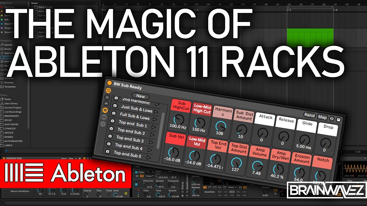 Quick and Easy Sound Design with Ableton Racks