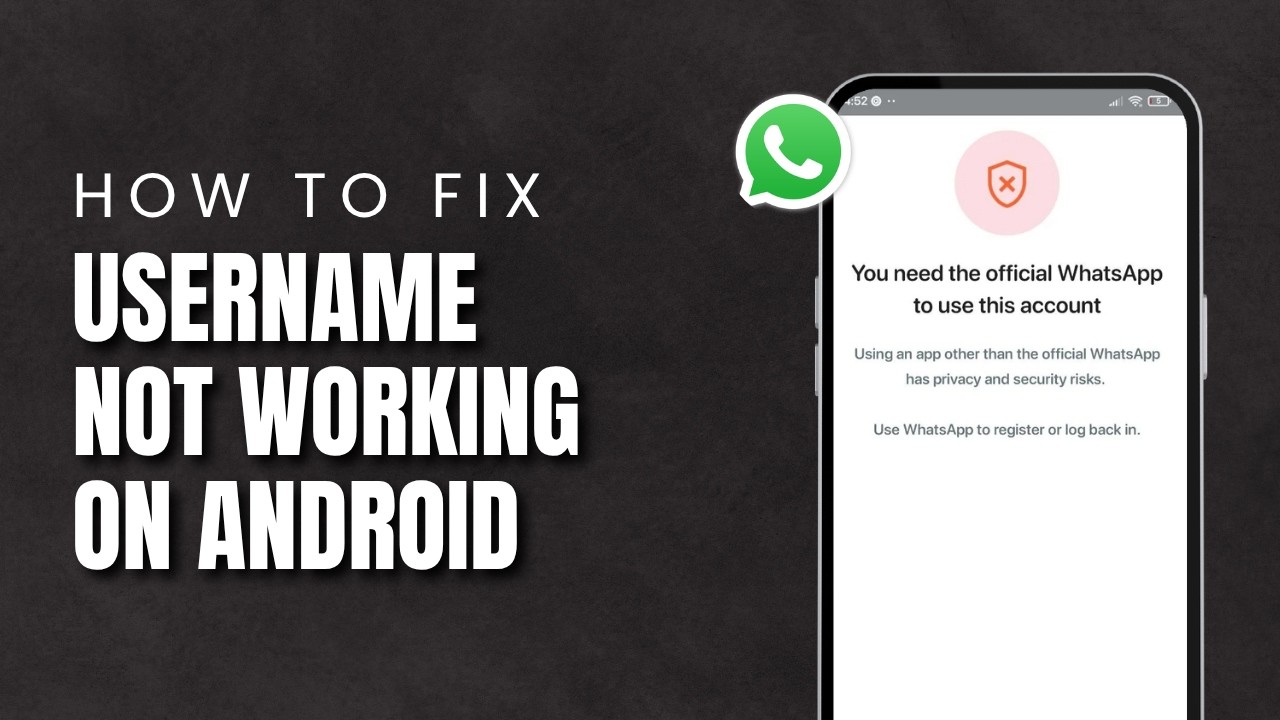 How To Fix WhatsApp Username Not Working On Android 2026 | WhatsApp Username Feature Fix
