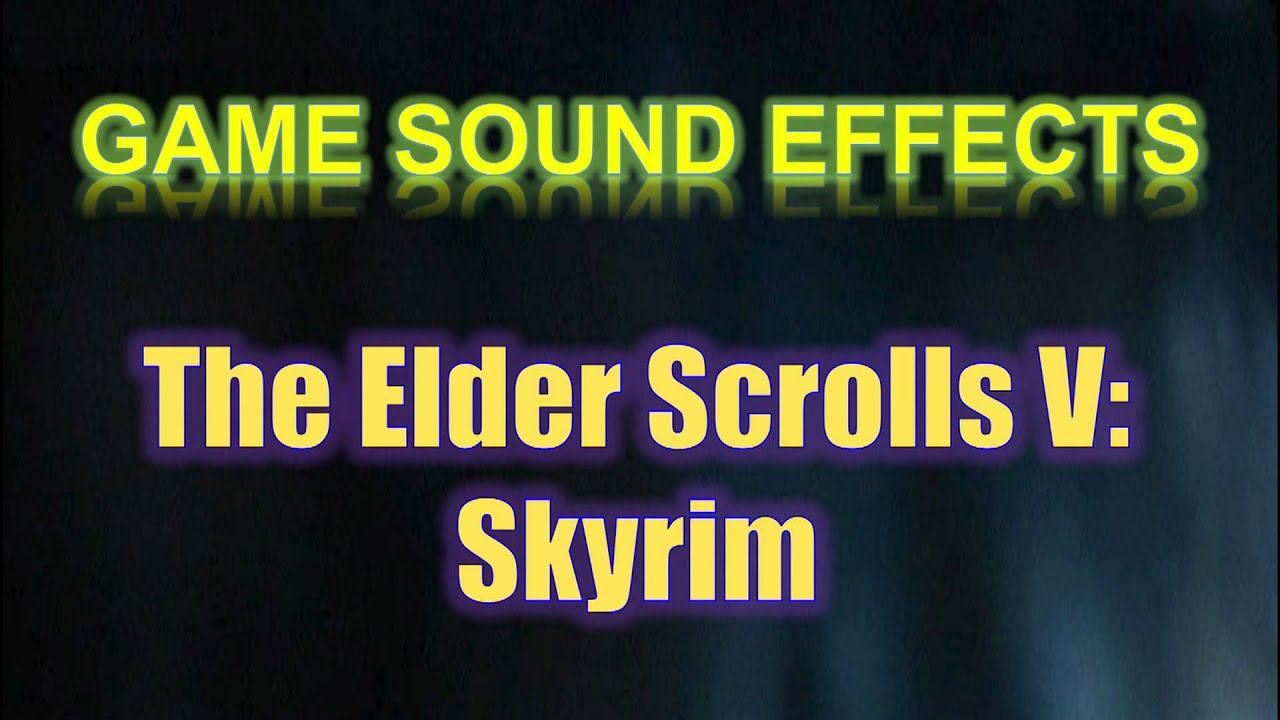 Skyrim Sound Effects - Shout Power: Animal Allegiance