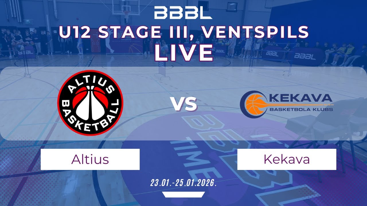 BK Ķekava 2014 vs TalTech Altius/Magma 2014 | BBBL U12 | Stage III