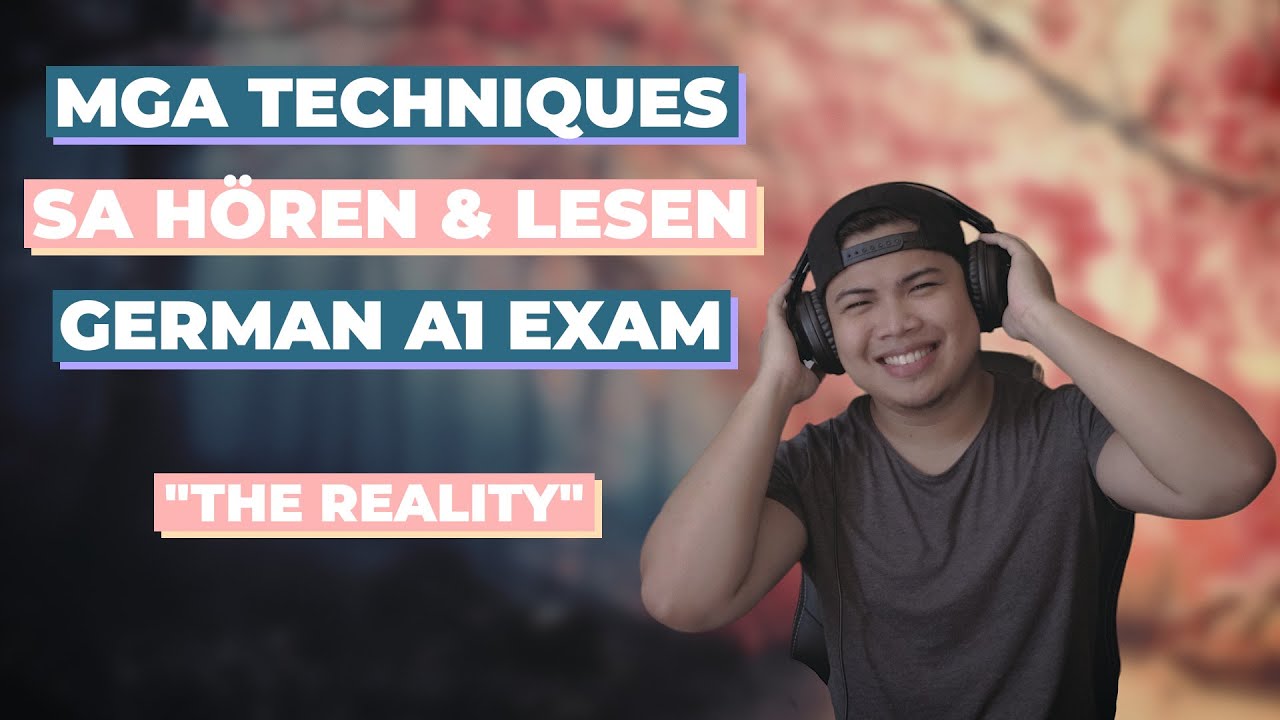Reality ng Hören at Lesen sa German A1 Level Exam
