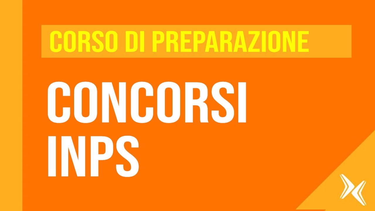Corso preparazione concorsi INPS