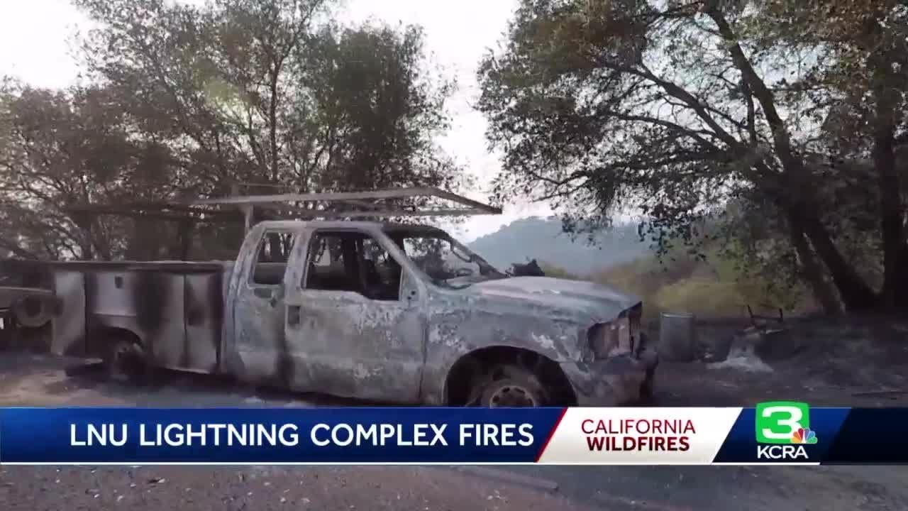 Wildfires cause extensive damage along south Lake Berryessa