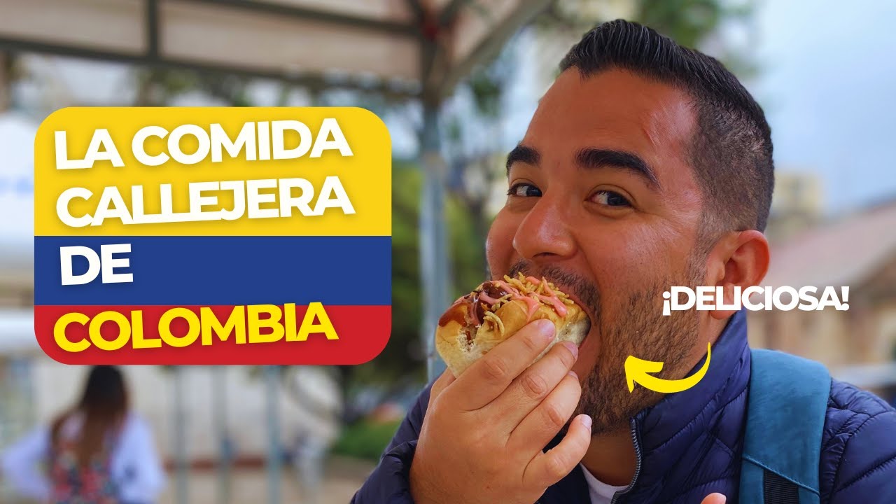 ¿Qué se come en las calles de COLOMBIA? |Tour de comida callejera en Bogotá | Colombia Episodio 2