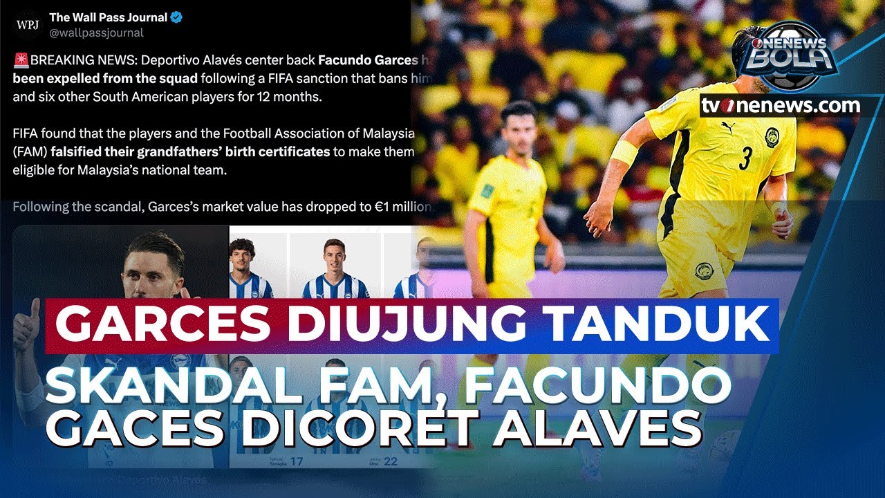 Facundo Garces Terjerat Sanksi FIFA, Masa Depannya di Alaves di Ujung Tanduk | OneNews Bola