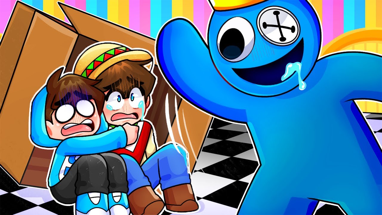 ¡SILVIO y SPARTA SE ESCONDEN DEL JUGUETE MALVADO! 😨🧸 BLUE ROBLOX RAINBOW FRIENDS