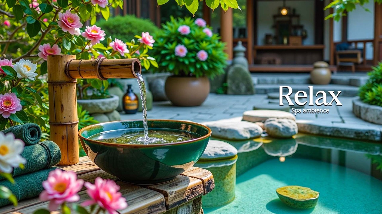 Расслабляющая музыка + умиротворяющие звуки воды 🌿 Средство от бессонницы, тревоги и депрессии | Сп