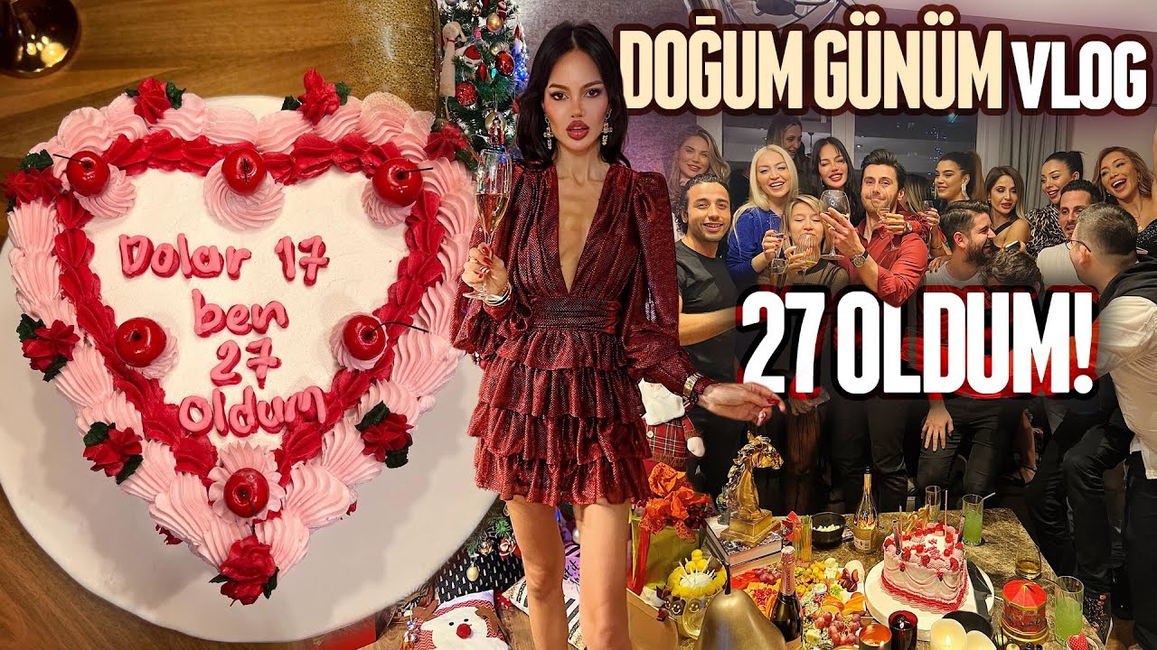 EVDE DOĞUM GÜNÜ PARTİM! Gelen Hediyeleri Açıyorum - VLOG 101