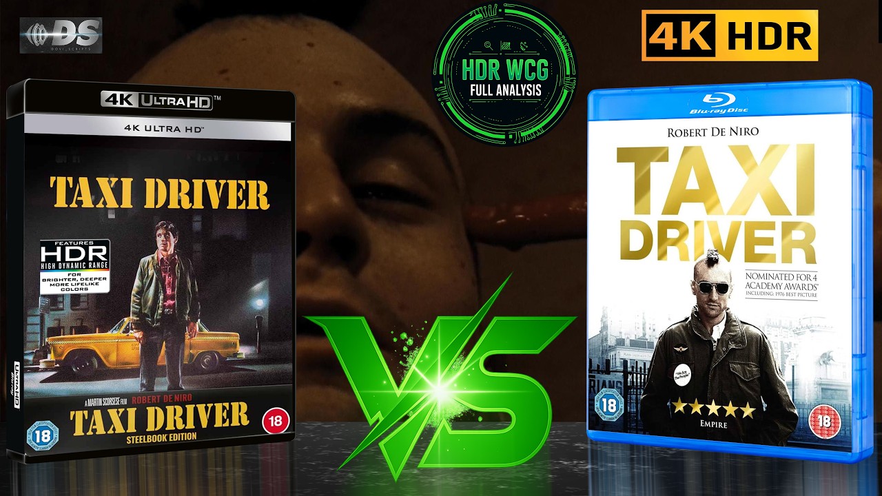 HDR vs SDR | 4K Blu-Ray REVIEW + Dolby Vision Analysis  |  Taxi Driver 1976
