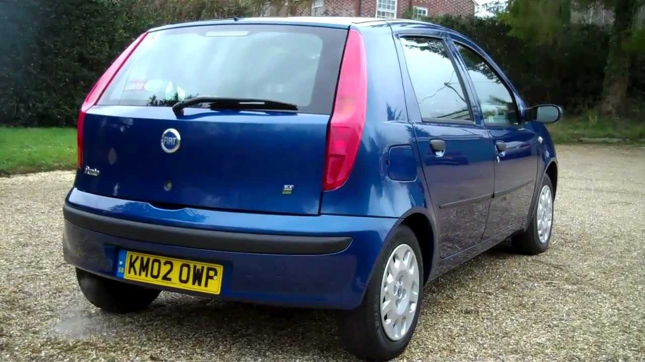 02-02 Fiat Punto 1.2 ELX £2495 5dr Hatchback  A Nice Car From Stratton Car Co:
