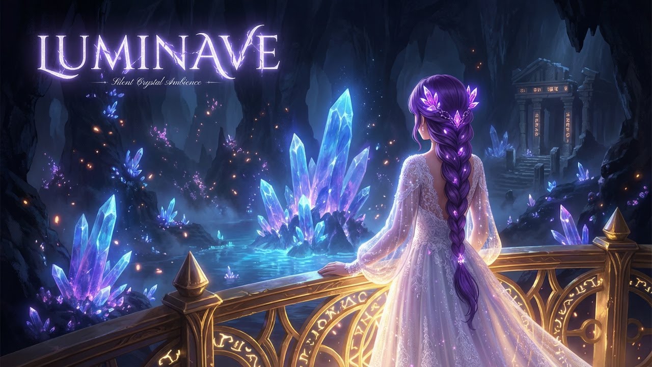 LUMINAVE | The Crystal Sanctuary’s Echo | Deep Focus Ambient Fantasy for Sleeping & Study