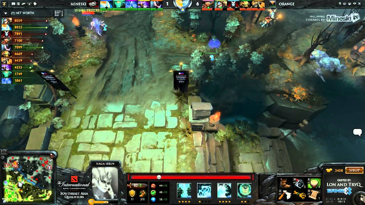 TI4 | DOTA2 | SEA QUALIFIERS | GIGABYTE.MINESKI[PH] vs ORANGE ESPORTS[MY]