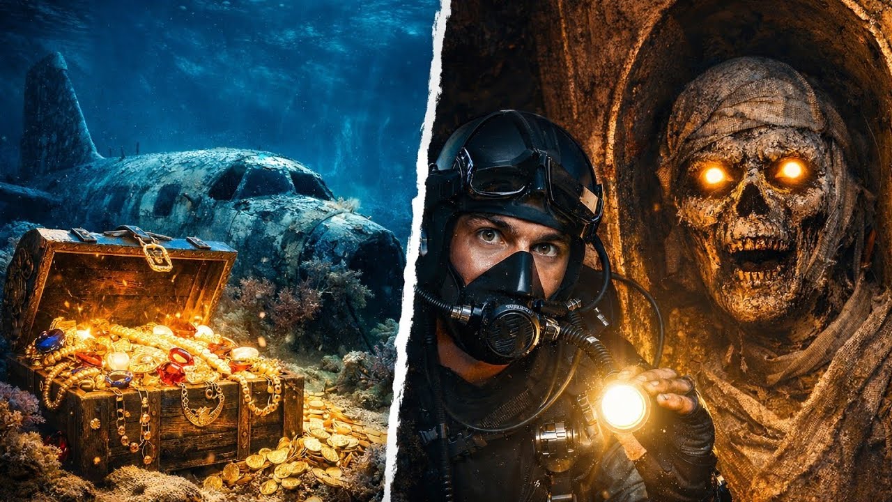 ASMR Deep Sea Discovery | Hidden Gold & Lost Aircraft in the Bermuda Triangle #subscribe #now 