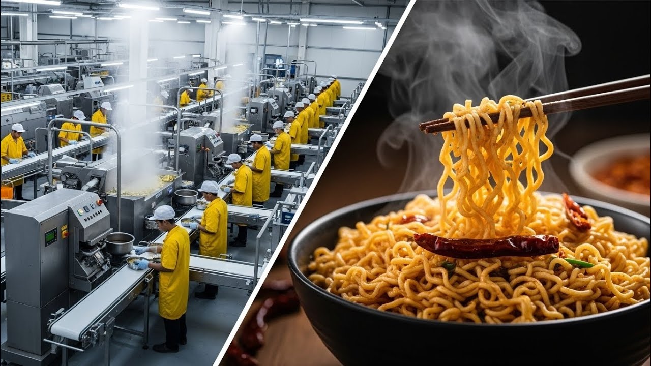 How make is a  instant noodles inside🇵🇰 professional Factory (Full process)
