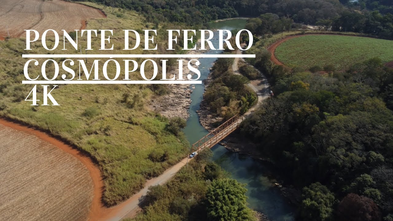 DRONE 4K PONTE DE FERRO COSMOPOLIS SP