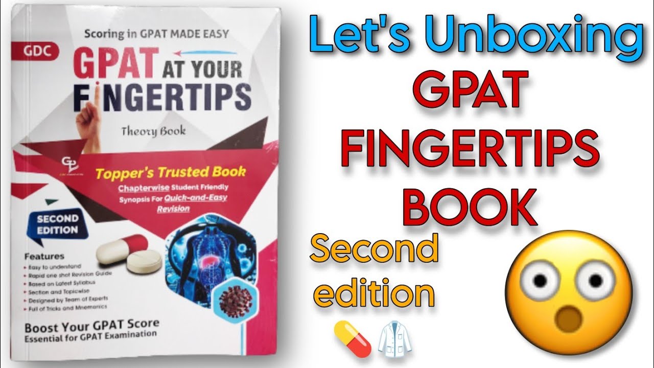 GPAT FINGERTIPS SECOND EDITION UNBOXING 2023 | @GPATDISCUSSIONCENTER  TOPPERS CHOICE | ONE & ONLY |
