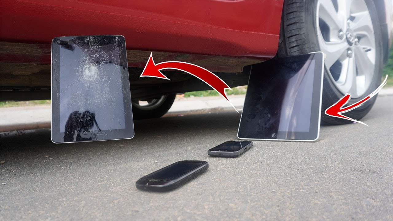 Crushing Crunchy & Soft Things by Car - Ipad vs Car - Crushing things With Car