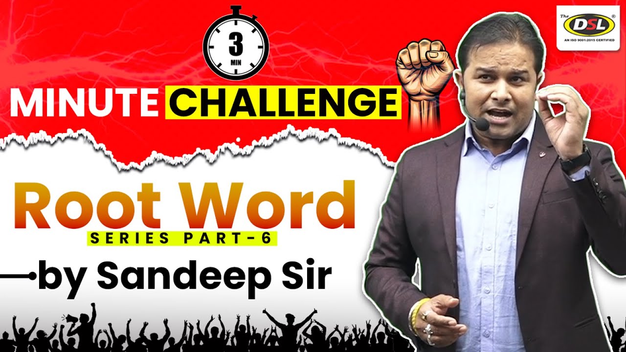 Learn Root Words Fast | Boost Your English in 3 Minutes with Sandeep Sir