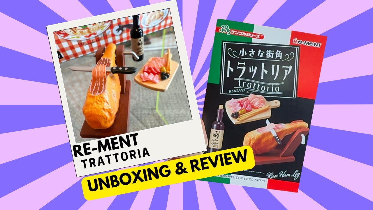 New Release Re-ment Trattoria Unboxing and Review!