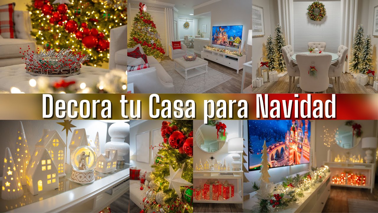 DECORA tu SALA y COMEDOR para NAVIDAD 2025 / Christmas Decor ideas / Decoración Navideña