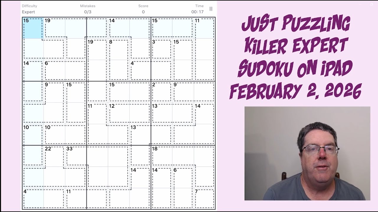 Learning Killer Sudoku By Doing and Explaining | February 2 2026