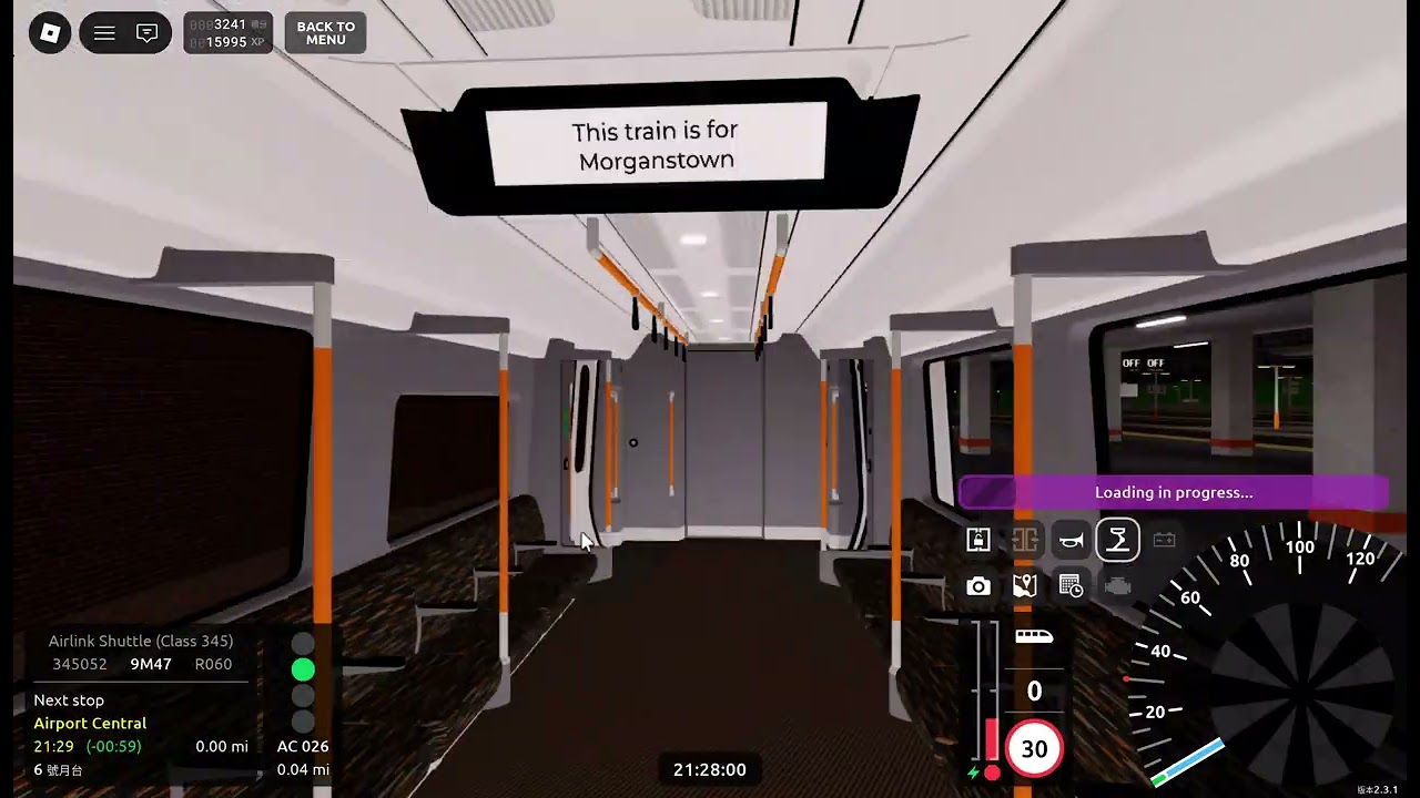 [SCR V2.3.1] Airlink Shuttle Class 345 [Terminal 2 - Morganstown]