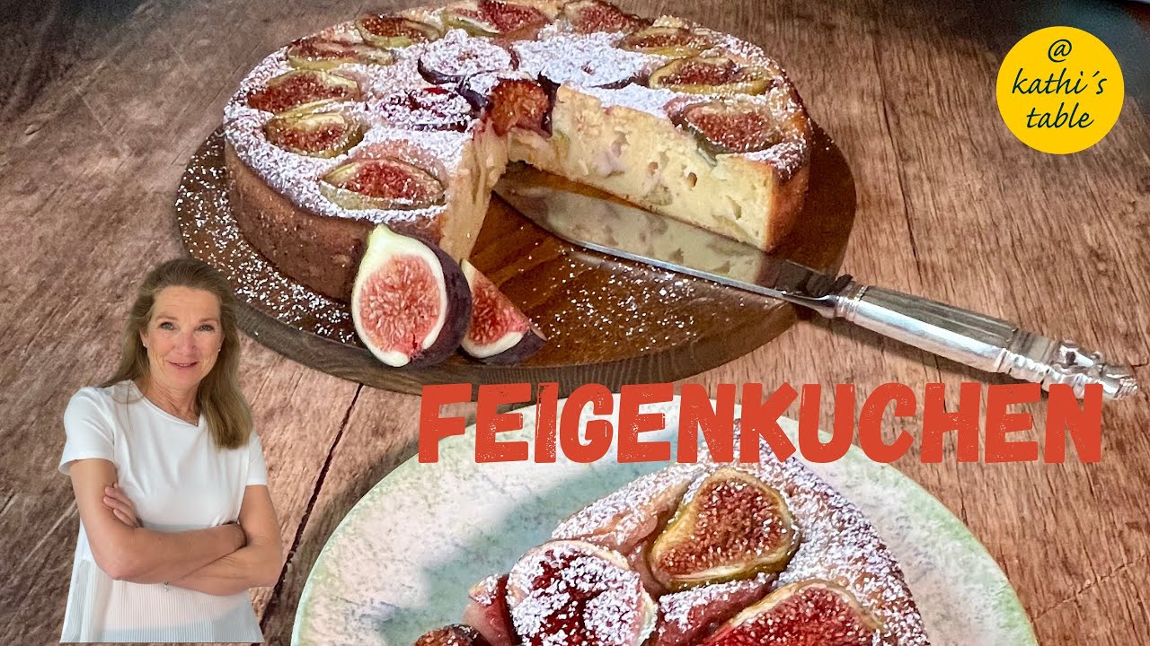 Ultimative bester Feigenkuchen / Saftiger frischer Feigen Kuchen / Juicy cake with fresh figs
