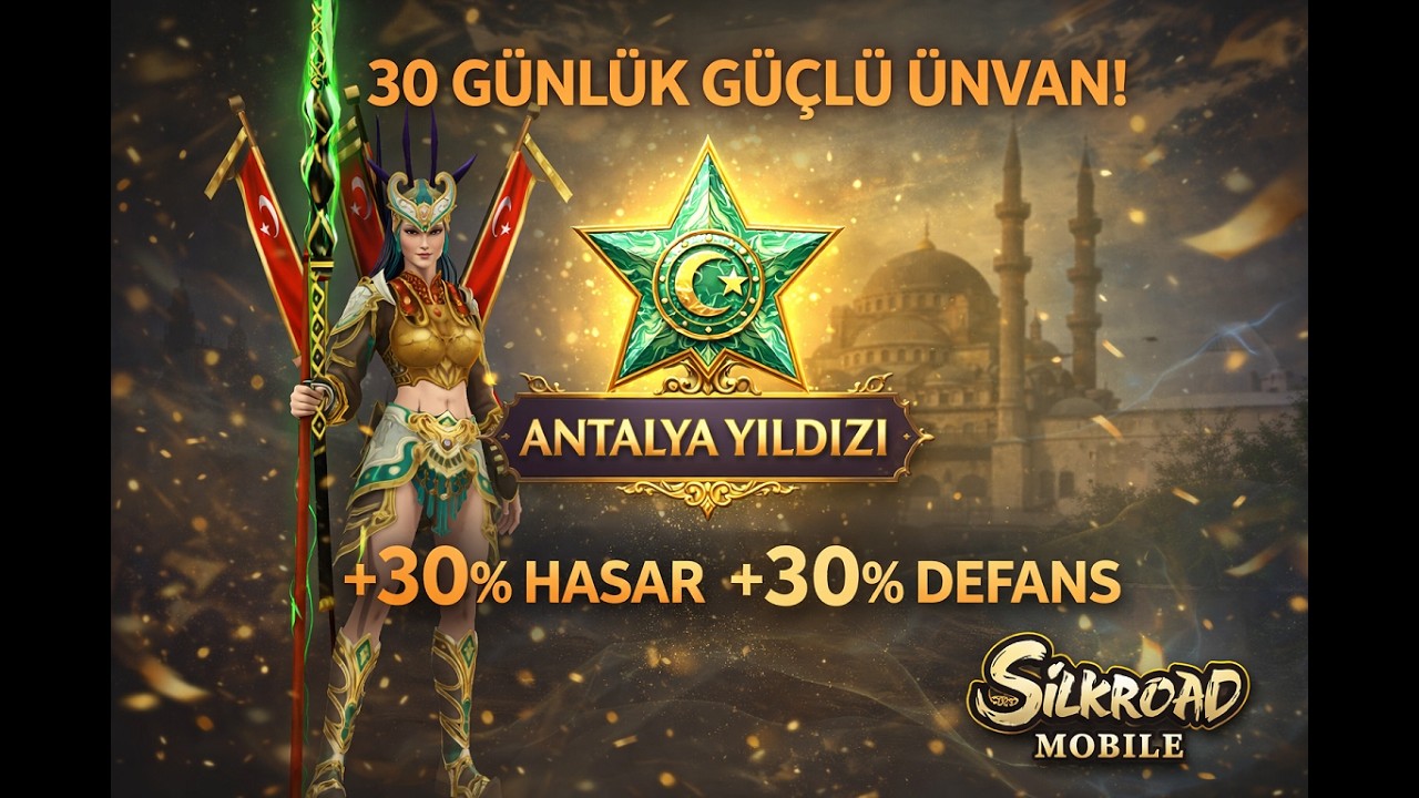 Silkroad Mobile  Yıldızlar Etkinliği! +30% Hasar & +30% Defans Ünvan (30 Günlük OP Güç!)