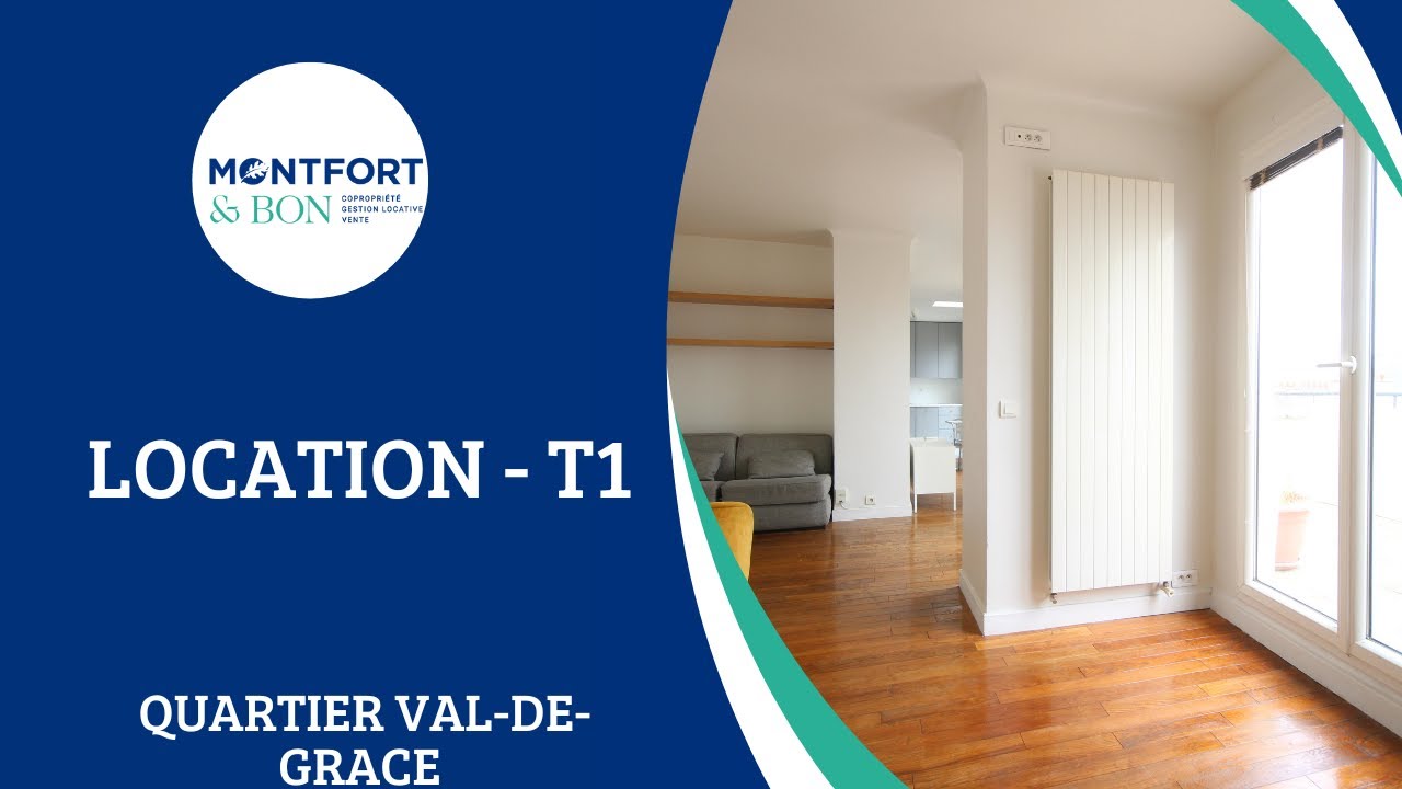 Location - T1 - Quartier Val-de-Grâce - 75005 - Paris