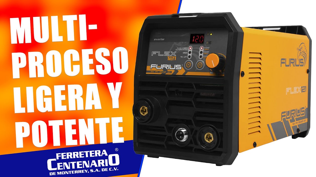 Inversora para soldar multiproceso Furius Flex 121