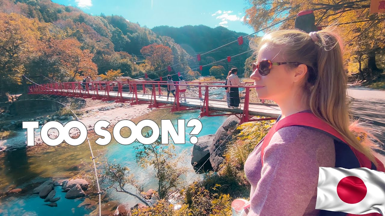 🇯🇵 BEST AUTUMN Spot Japan 🇬🇧 British Family impressed by KORANKEI Gorge Aichi