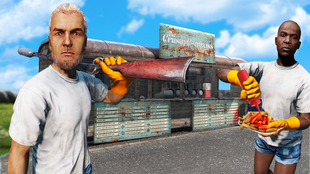Мы открыли магазин рыбы с жареным картофелем в DayZ...