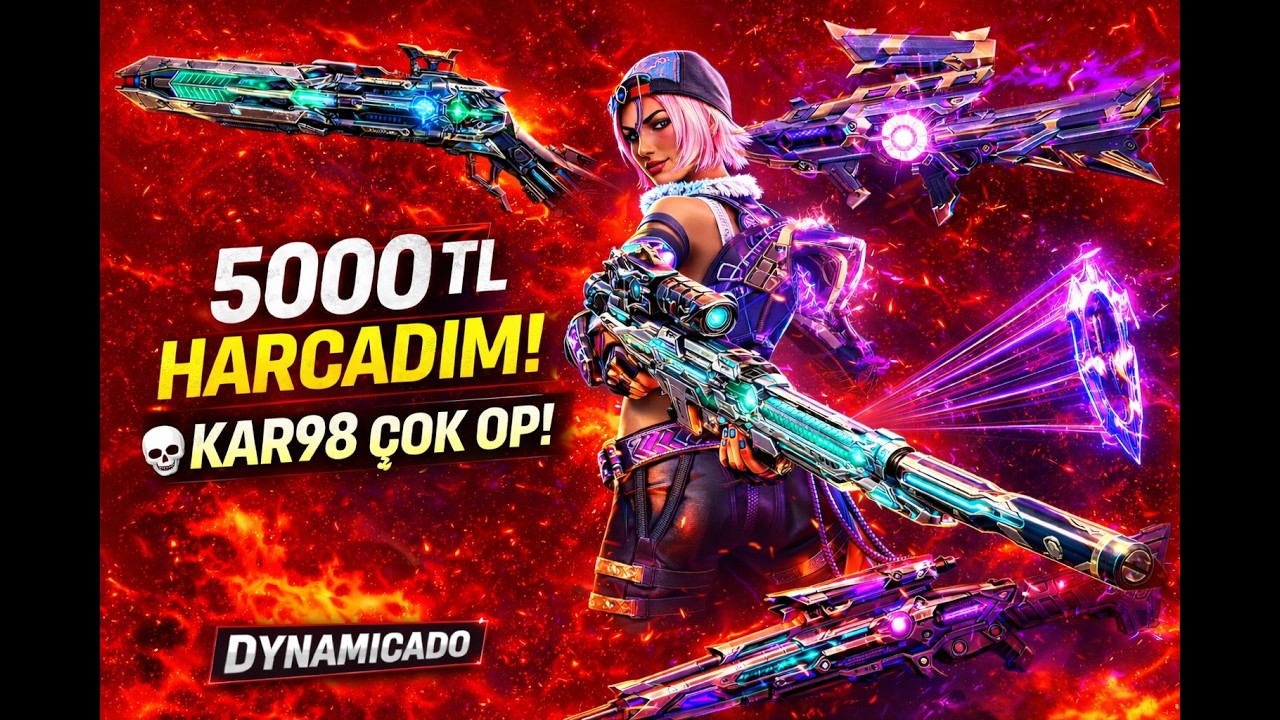 5000 TL Harcadım! EFSANE SKINLER AÇILDI 🔥 KAR98 Cehennem Ateşi Çok OP | Blood Strike