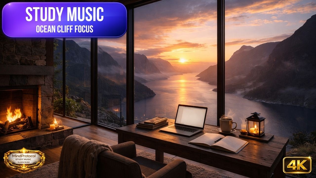 2026 Ultimate Study Music For Focus & Productivity | Ocean Cliff Focus