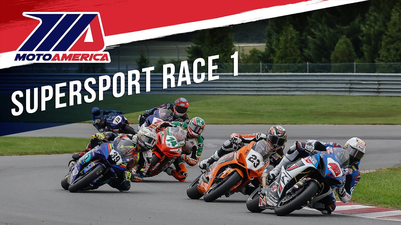 Motovation Supersport Race 1 в Нью-Джерси 2025 – ПОЛНЫЙ ВИДЕОГОНКА | MotoAmerica