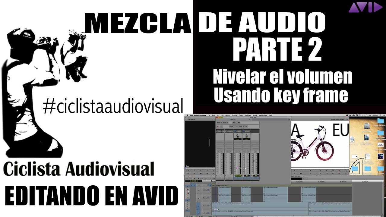 AVID MEDIA COMPOSER - NIVELAR VOLUMEN CON KEY FRAME